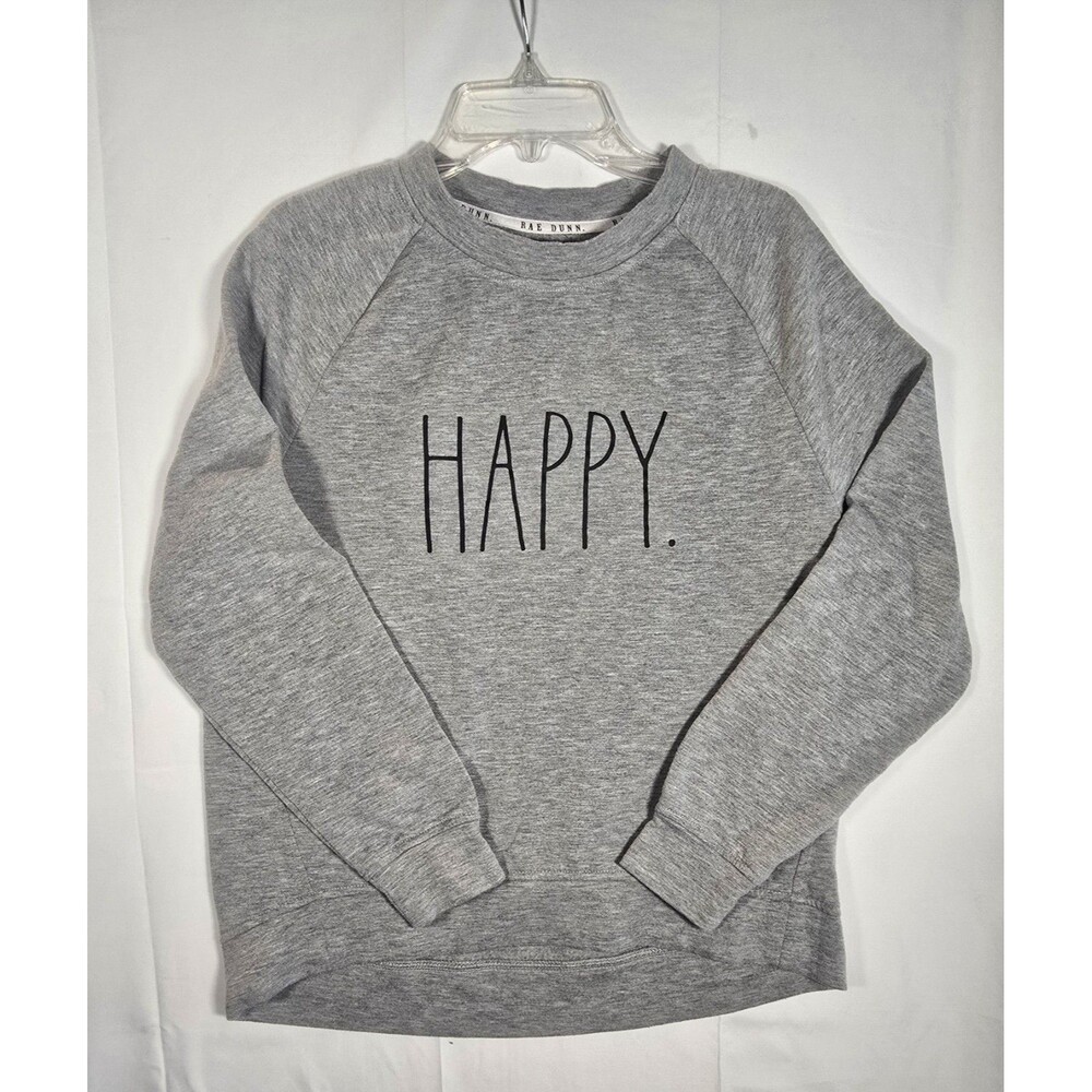 Rae Dunn Sweatshirt “HAPPY” Size Extra Small